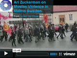 Арье Цукерман по поводу мусульманского насилия в Мальмо, Швеция